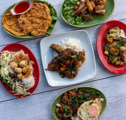Thai Food Mixed Dishes Set 0901