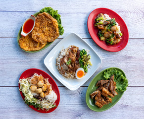 Thai Food Mixed Dishes Set 0121