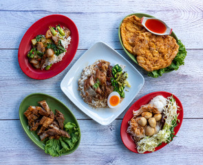 Thai Food Mixed Dishes Set 211