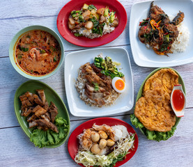 Thai Food Mixed Dishes Set 221121