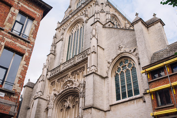 Fototapeta premium St. Paul's Church Sint-Pauluskerk , a Roman Catholic church with crucifix in Antwerp
