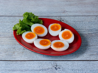 Boiled Eggs on Plate 2