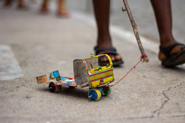 Obraz premium home made toy truck