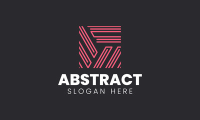 Trendy Abstract Logo Design