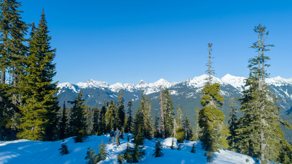 Bluebird day at Mount Baker, Washington
