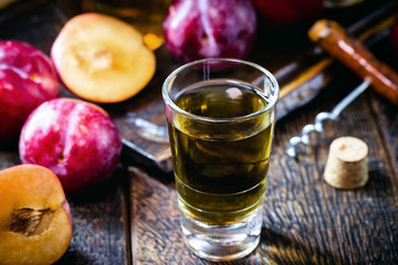 alcoholic drink made from plum. Umeshu, made in japan