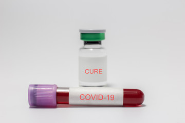 Covid-19 blood sample test tube and Vaccine for prevention,cure and treatment from coronavirus infection