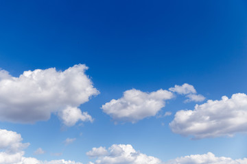 Obraz premium Blue sky with cloud. Clearing day and Good weather in the morning.