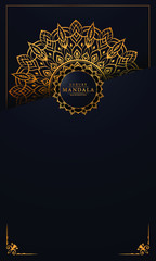 

Modern luxury ornamental mandala background with arabesque pattern arabic
 islamic east style.decorative mandala for print, poster,
 cover, brochure, flyer, banner
