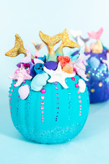 Mermaid pumpkin