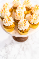 Pumpkin spice cupcake