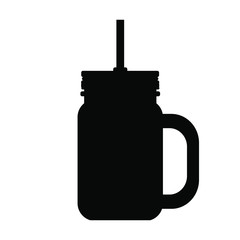 Obraz premium jar with lid and tube icon. Jar symbol