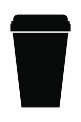 black trash can