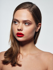 beautiful woman charm cosmetics luxury jewelry Studio Model