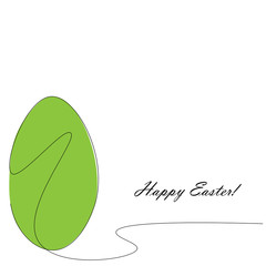Happy easter card. Vector illustration