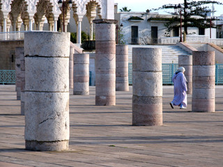 Fototapeta premium Morocco. The great mausoleum of Mohammed V