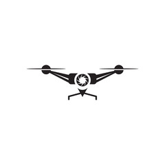 Drone logo icon design template