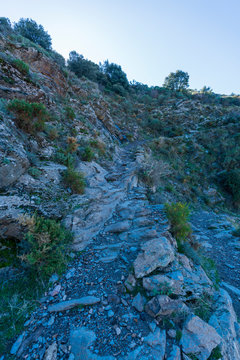 mountainous landscape of the municipal term of Castaras (Granada)

