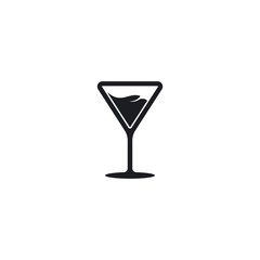 Glass wine icon