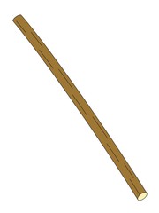 illustration of a Wooden stick