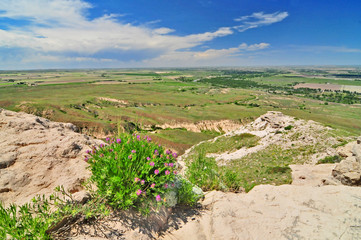 Scotts Bluff National Monument  - ocated west of the City of Gering in western Nebraska, United States.