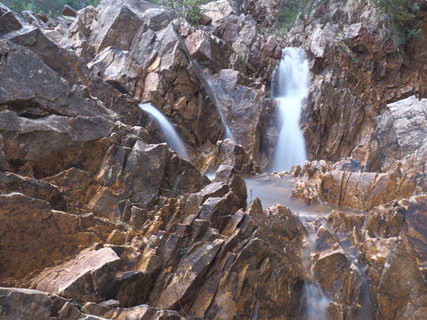 waterfall in a river