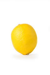 lemon isolated include clipping path on white background