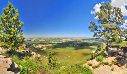 Scotts Bluff National Monument  - ocated west of the City of Gering in western Nebraska, United States.