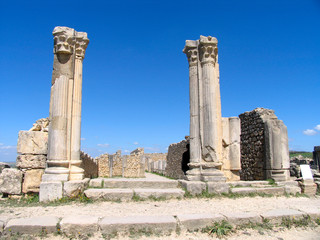Morocco. Roman archeological site of Volubilis