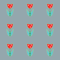 Tulip pattern