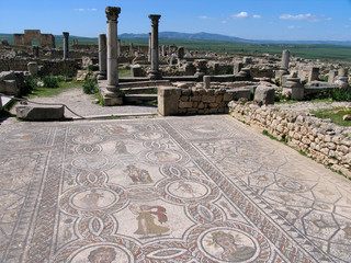 Obraz premium Morocco. Roman archeological site of Volubilis