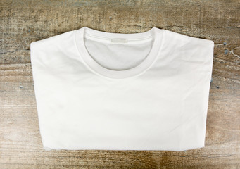 White color-t-shirt with copy space for your design