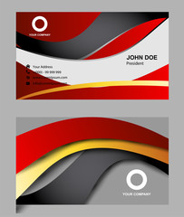 Business card template
