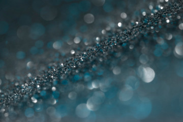 Fototapeta premium Christmas and New Year holidays glitter bokeh background