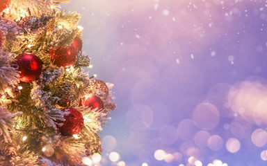 Obraz na płótnie Canvas Christmas and New Year holidays background.