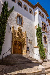 Landmarks of Sitges in Barcelona, Catalonia, Spain.