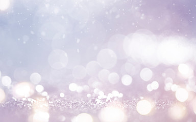 Christmas and New Year holidays background. Blurred bokeh background