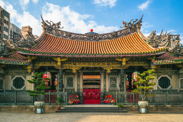 Lungshan Temple of Manka, built in Taipei in 1738 by settlers from Fujian during Qing rule in honor of Guanyin.