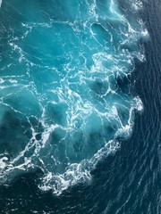 Fototapeta na wymiar Turquiose blue water pattern