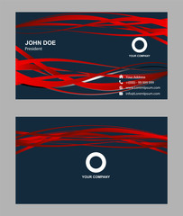 Fototapeta premium Corporate business cards template 