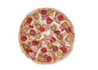 pizza isolated on white background