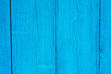 classic blue painted wood board texture and background.