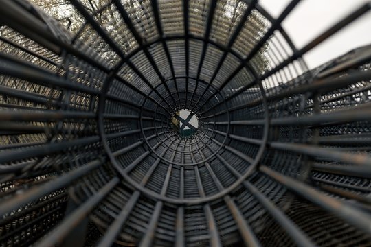 Close-uptexture of rods of steel rebar