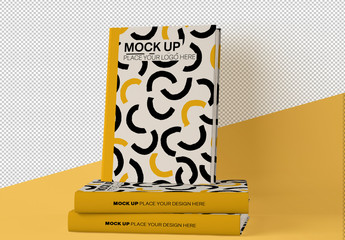 3 Book Cover Mockup