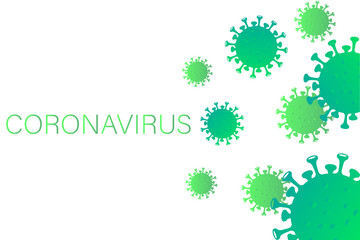 Inscription COVID-19 on white background. World Health Organization WHO introduced new official name for Coronavirus disease named COVID-19.corona virus icon.