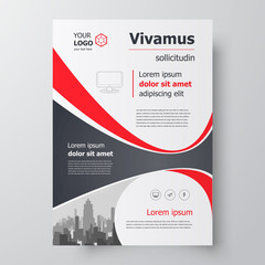 Flyer brochure design, business flyer size A4 template, creative leaflet