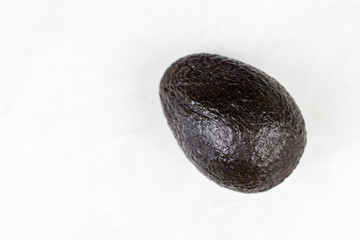 Isolated avocado on the white background