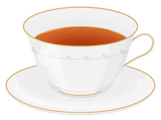 紅茶のイラスト_ティーカップ