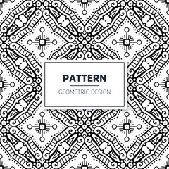 Seamless mandala islamic pattern. Vintage elements