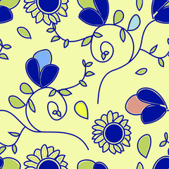 Floral seamless pattern